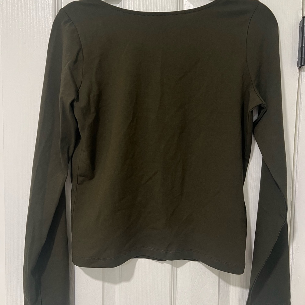 Madewell - Long-sleeve scoop back tee